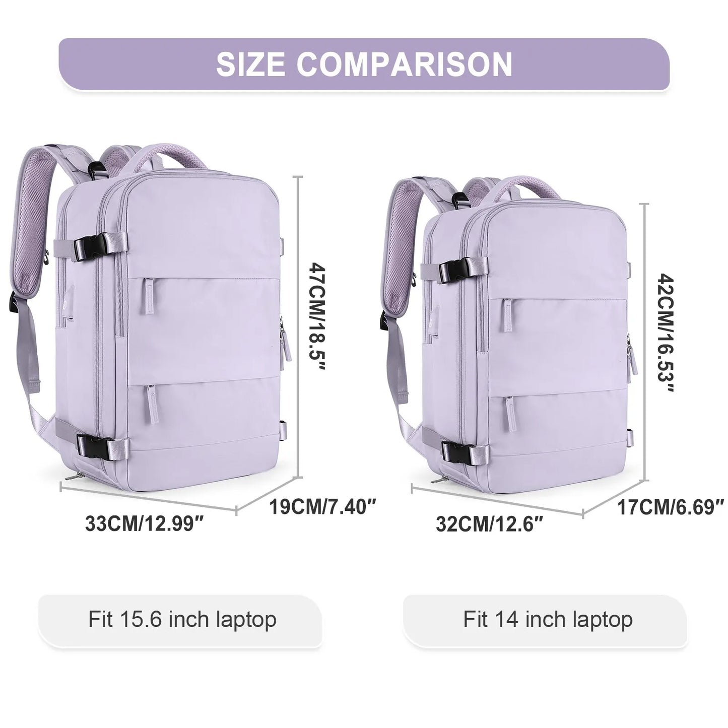 Mfunctional Travel Backpacks-Travel Backpack for Women, Carry On